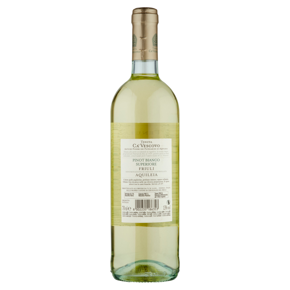 Tenuta Ca' Vescovo Pinot Bianco Superiore Friuli DOC Aquileia 750 ml
