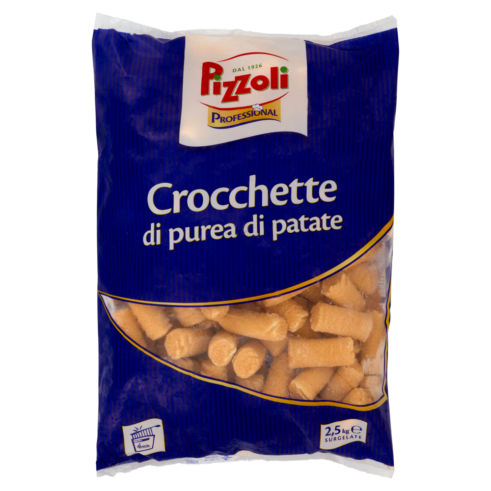 Pizzoli Professional Crocchette di purea di patate Surgelate 2,5 kg