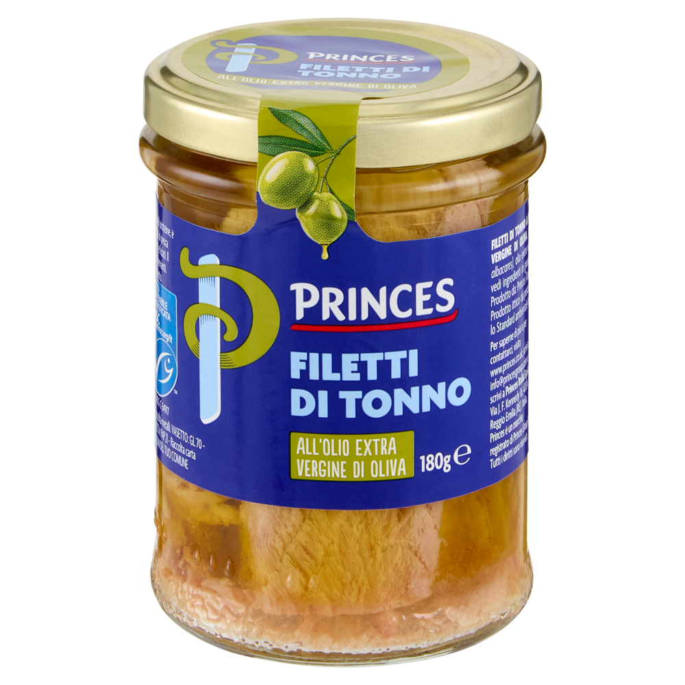 Princes Filetti di Tonno all'Olio Extra Vergine di Oliva 180 g