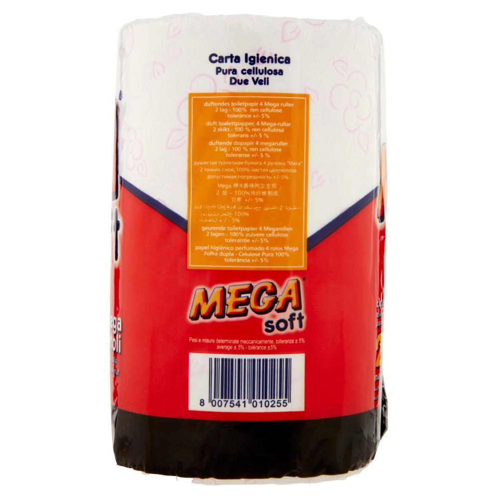 Fior di Carta Lifestyle Mega soft carta igienica profumata 2 veli 4 pz