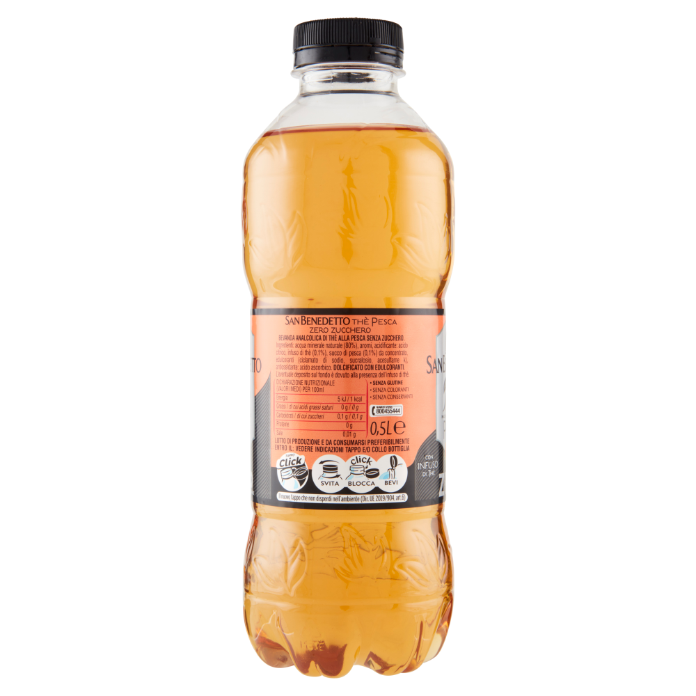 San Benedetto Th&egrave; Pesca Zero 0,5 L