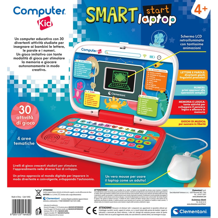 Clementoni Smart Start Laptop Computer portatile per bambini
