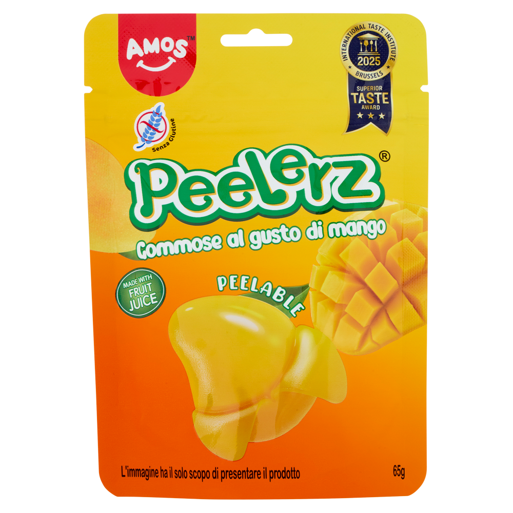 Amos Peelerz Gommose al gusto di mango 65 g