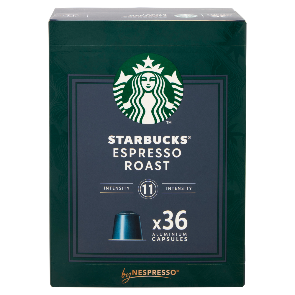 STARBUCKS Espresso Roast by Nespresso Caff&egrave; 36 Capsule 198g