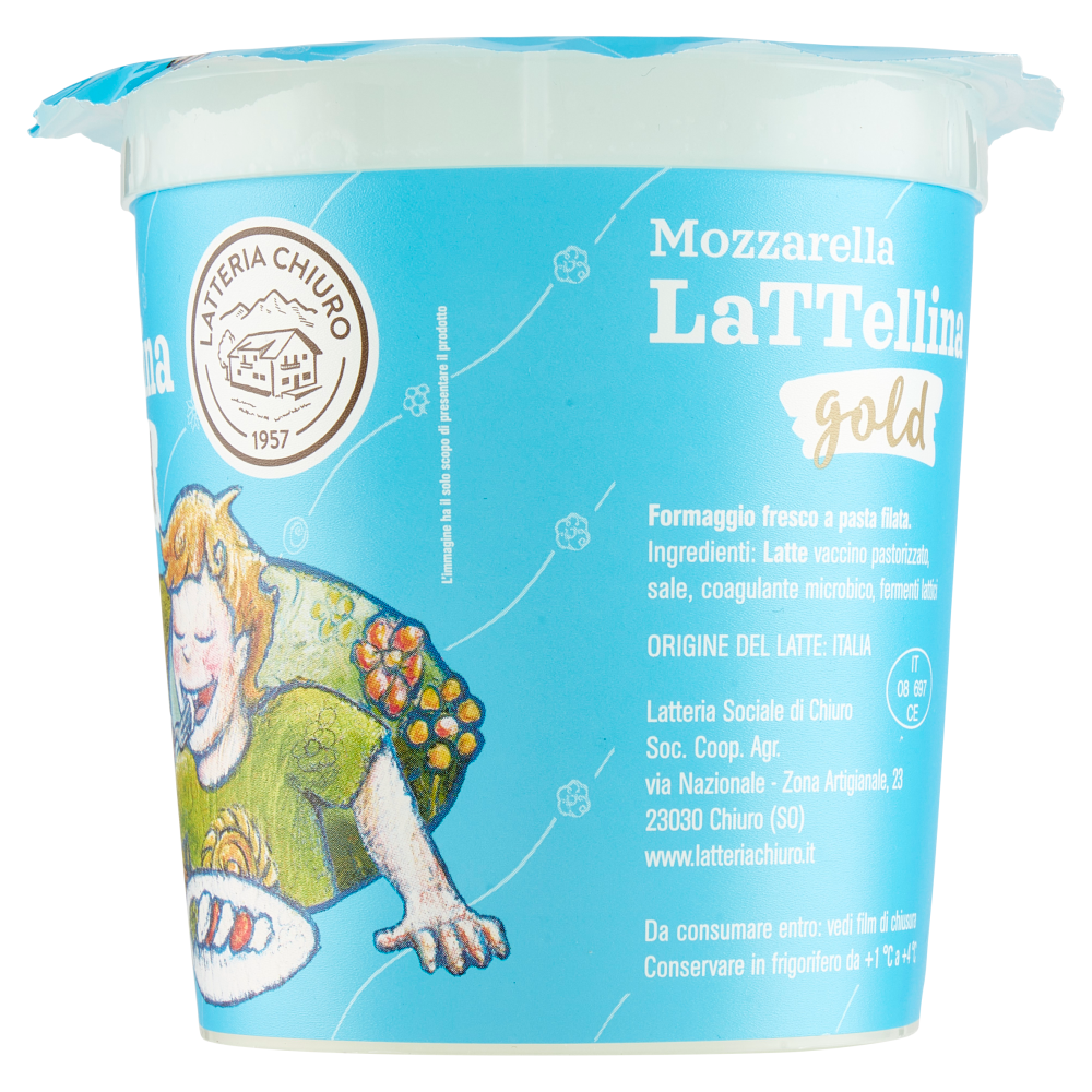 Latteria Chiuro Mozzarella LaTTellina gold 200 g