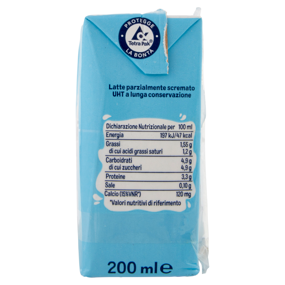 Arborea Latte Parzialmente Scremato UHT a Lunga Conservazione 3 x 200 ml