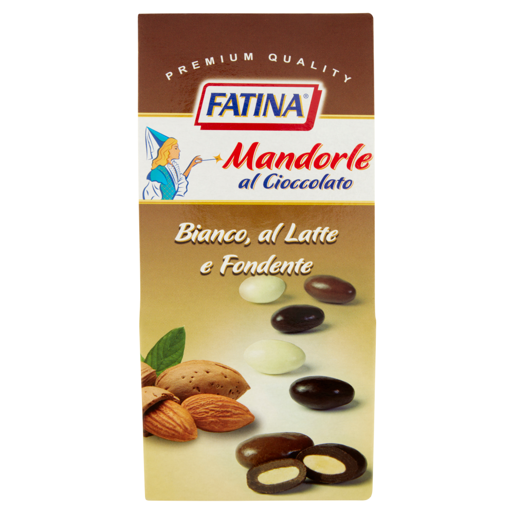 Fatina Mandorle al Cioccolato Bianco, al Latte e Fondente 160 g