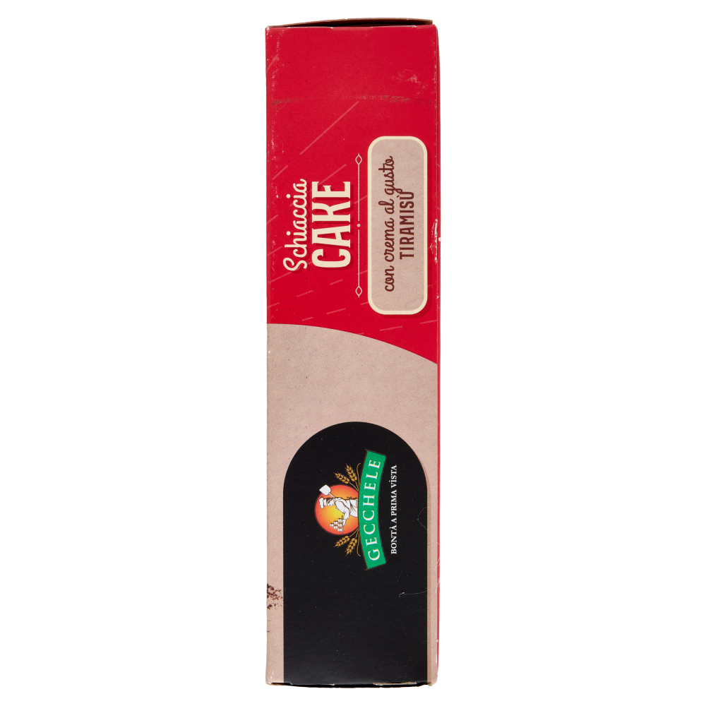 Gecchele Schiaccia Cake con crema al gusto Tiramis&ugrave; 350 g