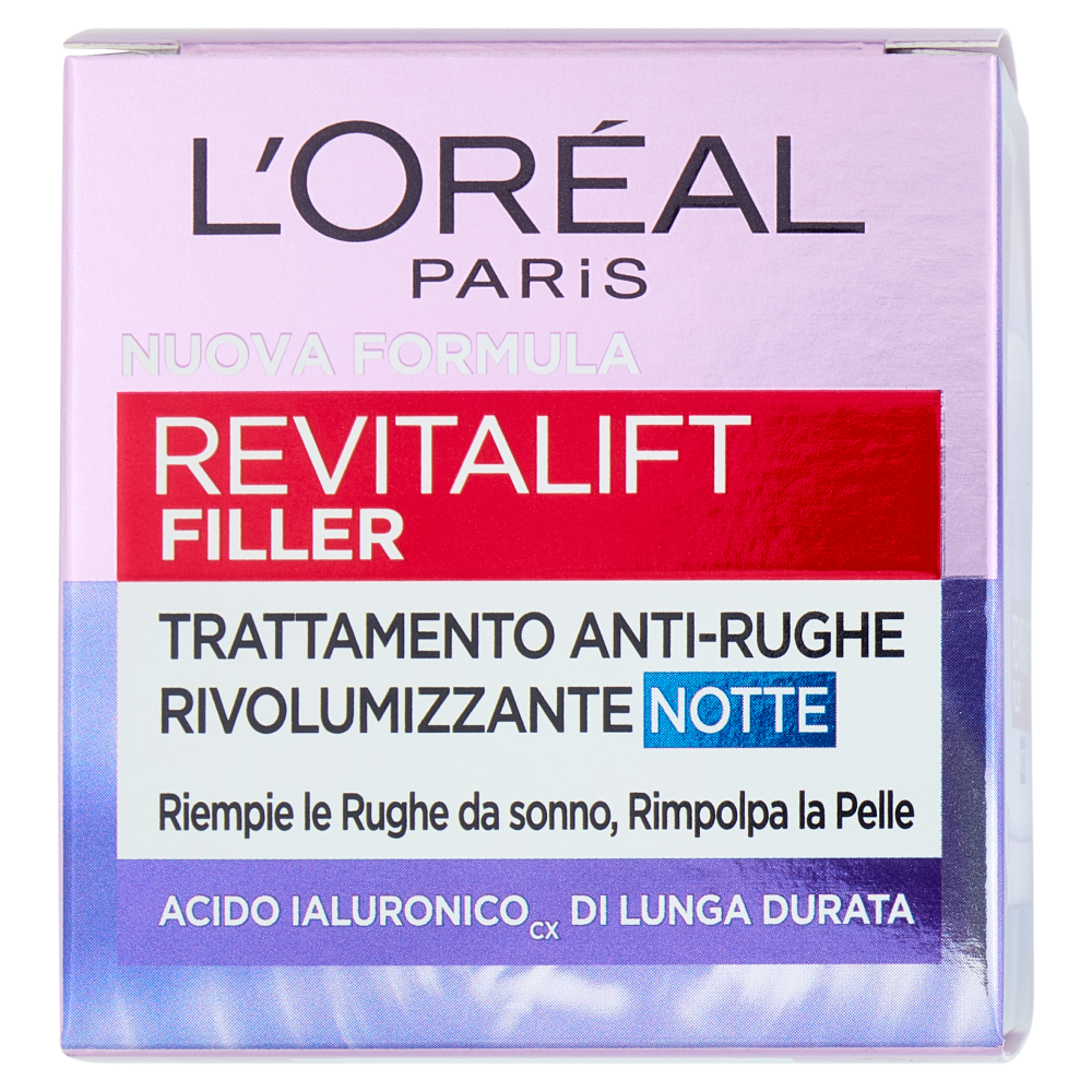 L'Oréal Paris Revitalift Filler Trattamento Anti-rughe Rivolumizzante Notte 50 ml