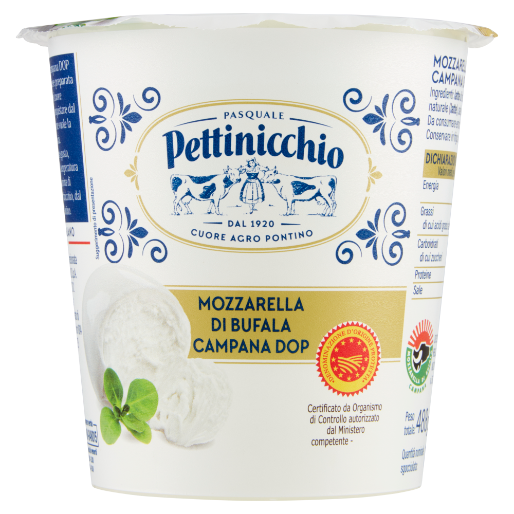 Pettinicchio Mozzarella di Bufala Campana DOP 180 g