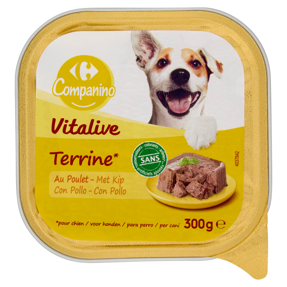 Carrefour Companino Vitalive Terrine* con pollo 300 g