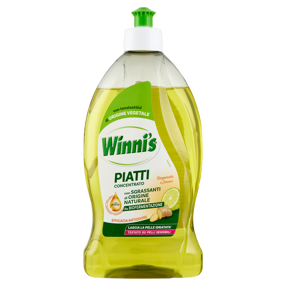 Winni's Piatti Concentrato Bergamotto e Zenzero 480 ml