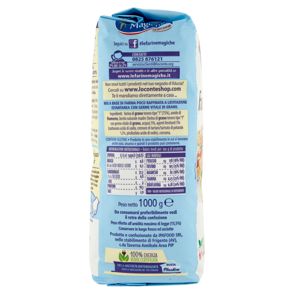 Le Farine Magiche Farina + Lievito 1000 g