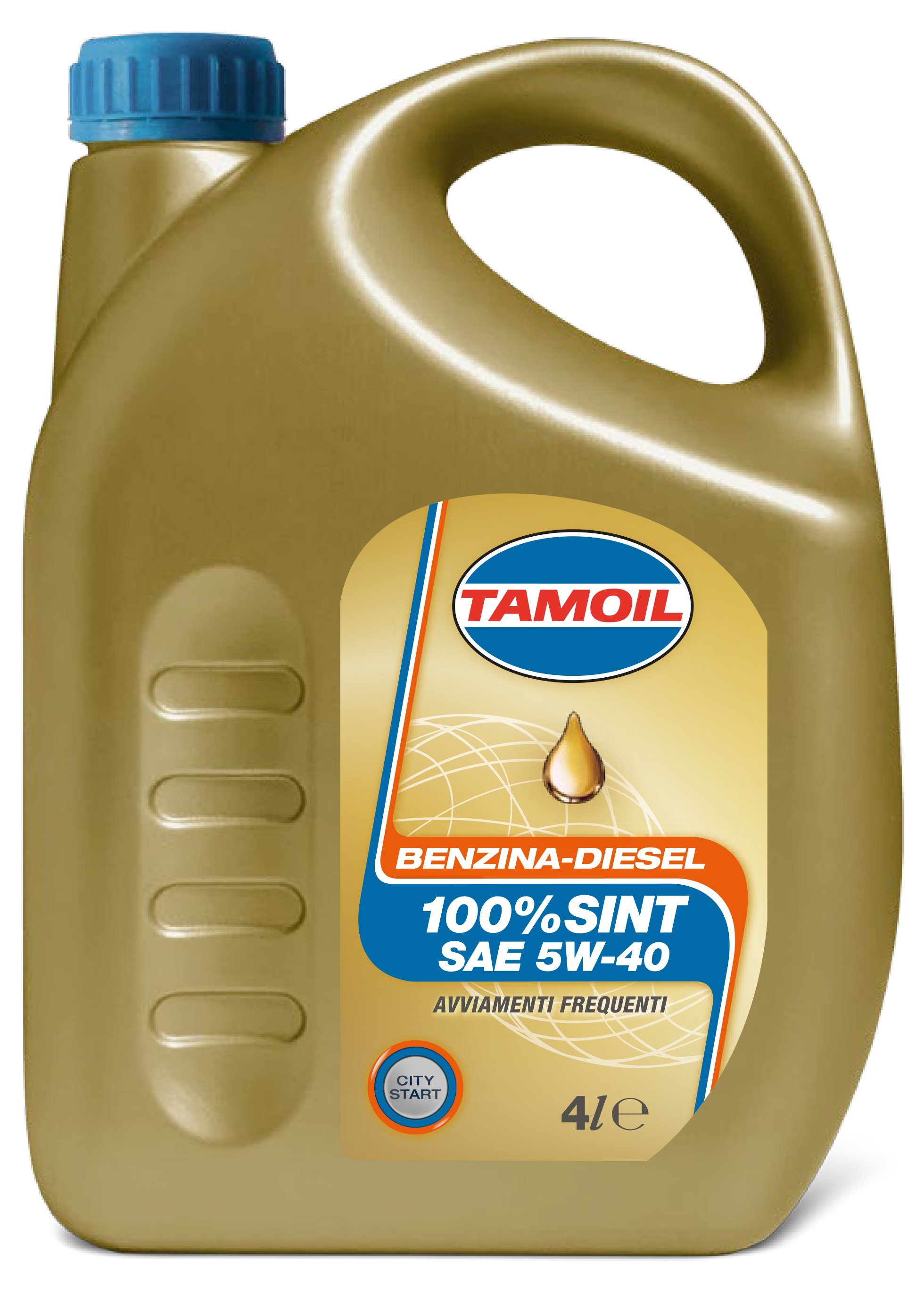 Tamoil City Start SAE 5W-40 B/D olio per motore 4 L Auto