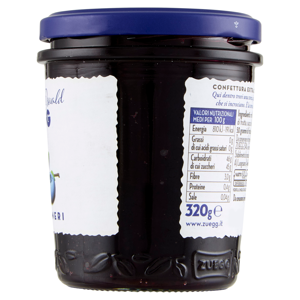Zuegg I frutteti di Oswald Zuegg Mirtilli Neri 320 g