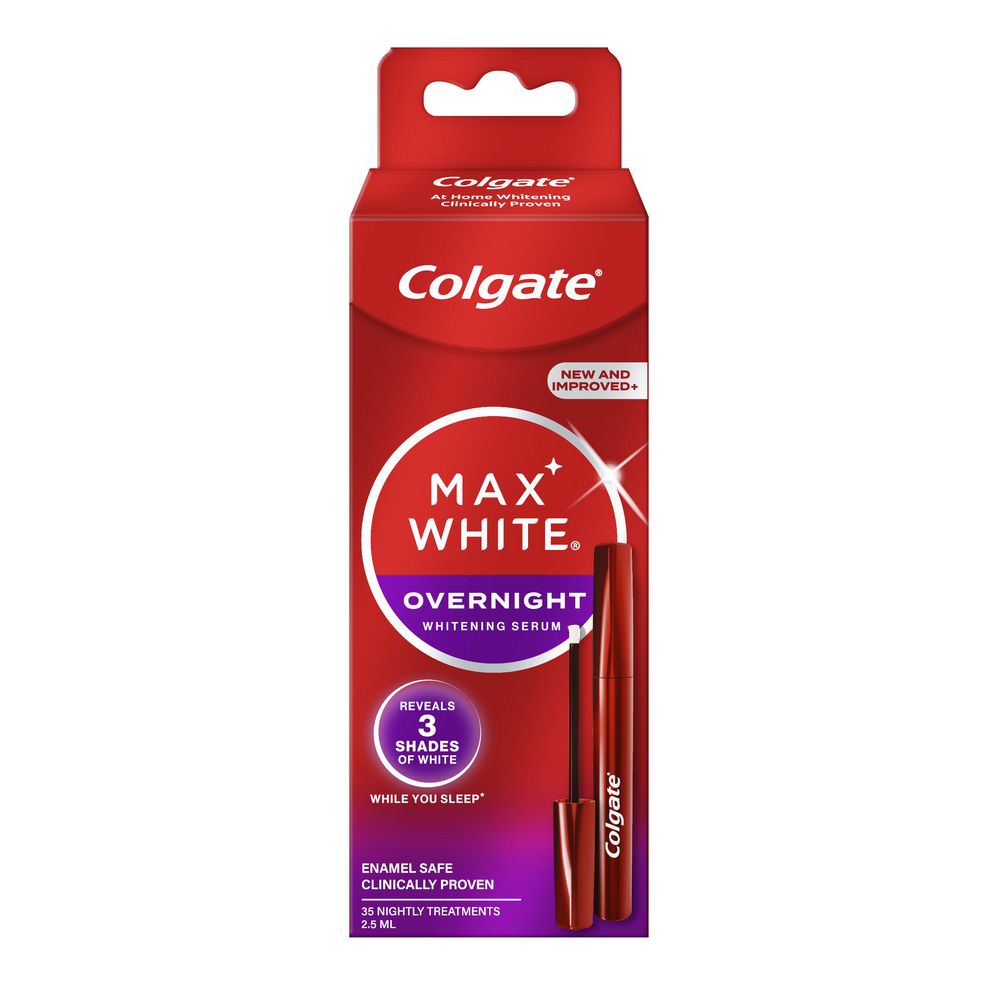 Colgate Max White Overnight siero sbiancante notturno 2,5 ml