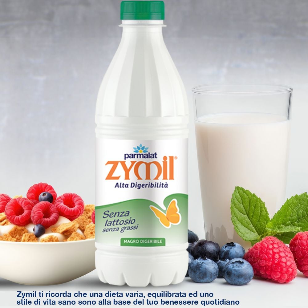 Zymil Latte UHT Senza lattosio Magro Digeribile 1000 ml