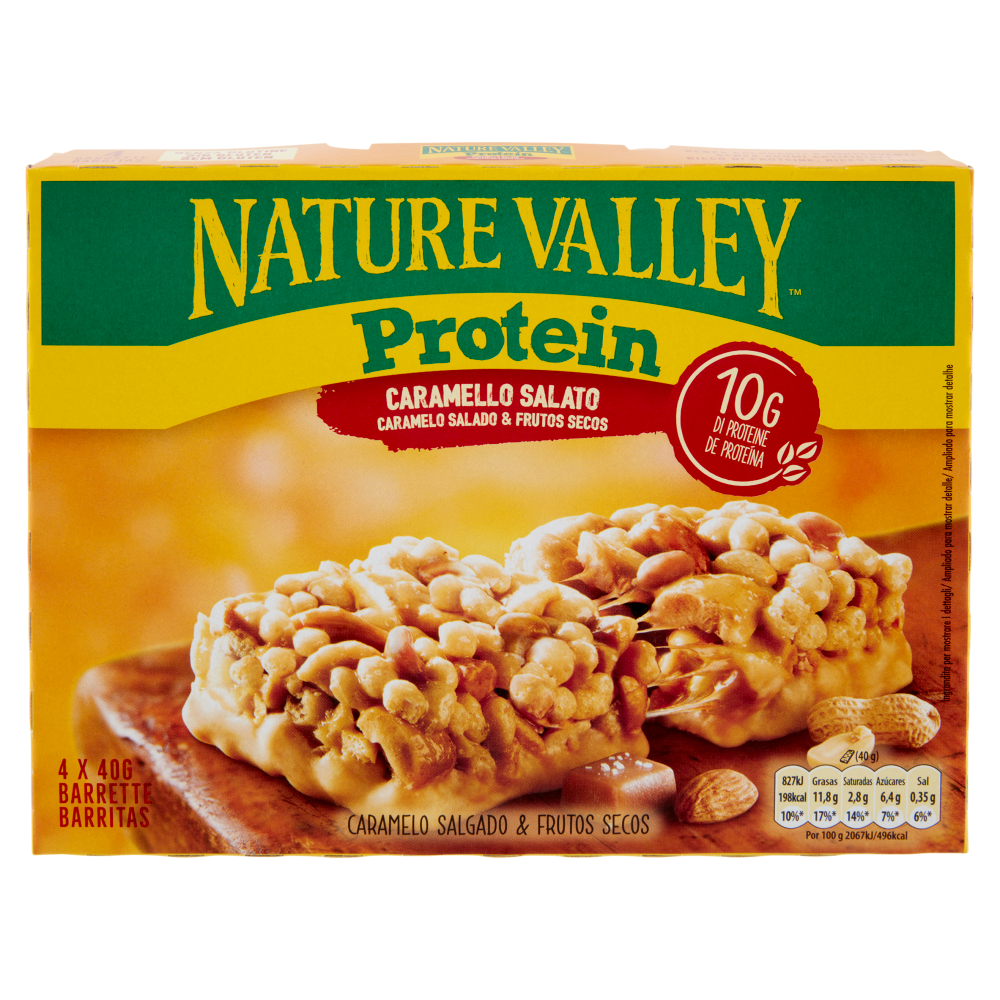 Nature Valley Protein Caramello Salato 4 x 40 g