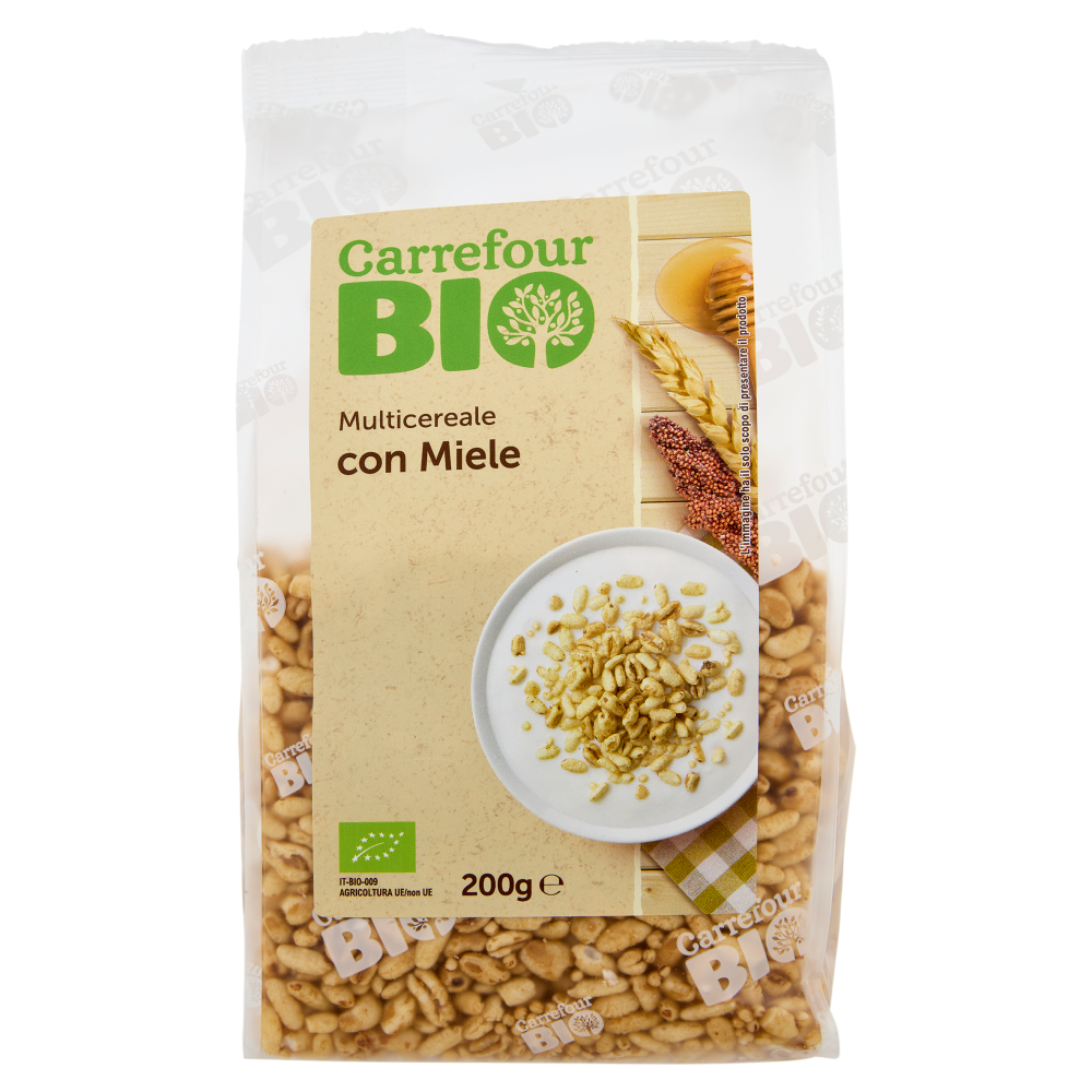 Carrefour Bio Multicereale con Miele 200 g