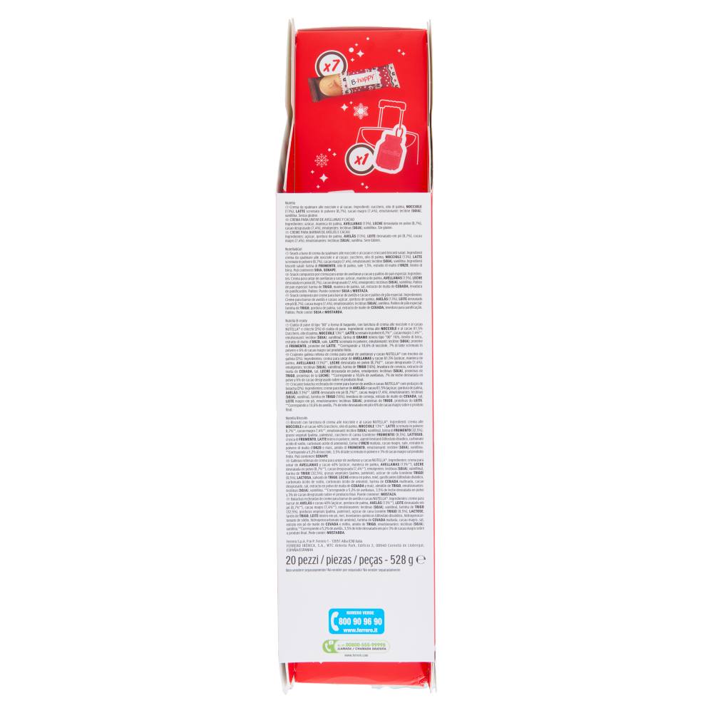 nutella Calendario dell'Avvento 20 pezzi 528 g