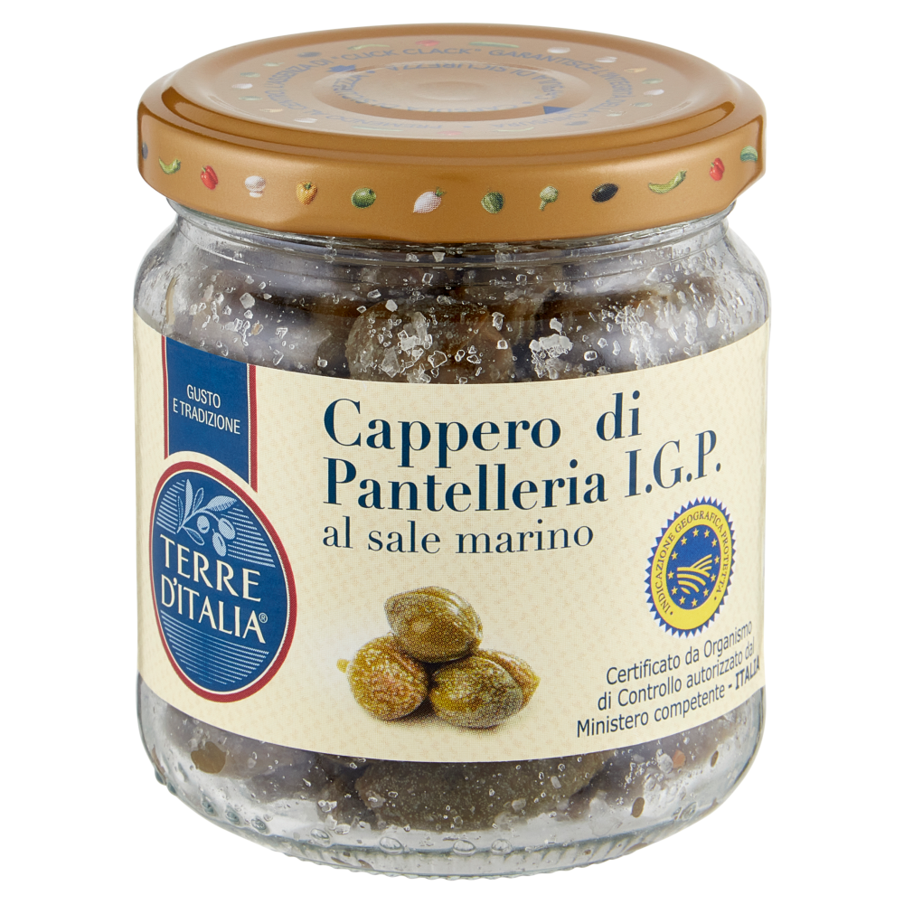 Terre d'Italia Cappero di Pantelleria I.G.P. al sale marino 130 g