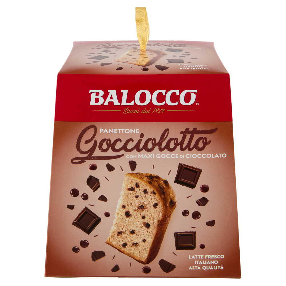 Balocco Panettone Gocciolotto con Maxi Gocce di Cioccolato 800 g