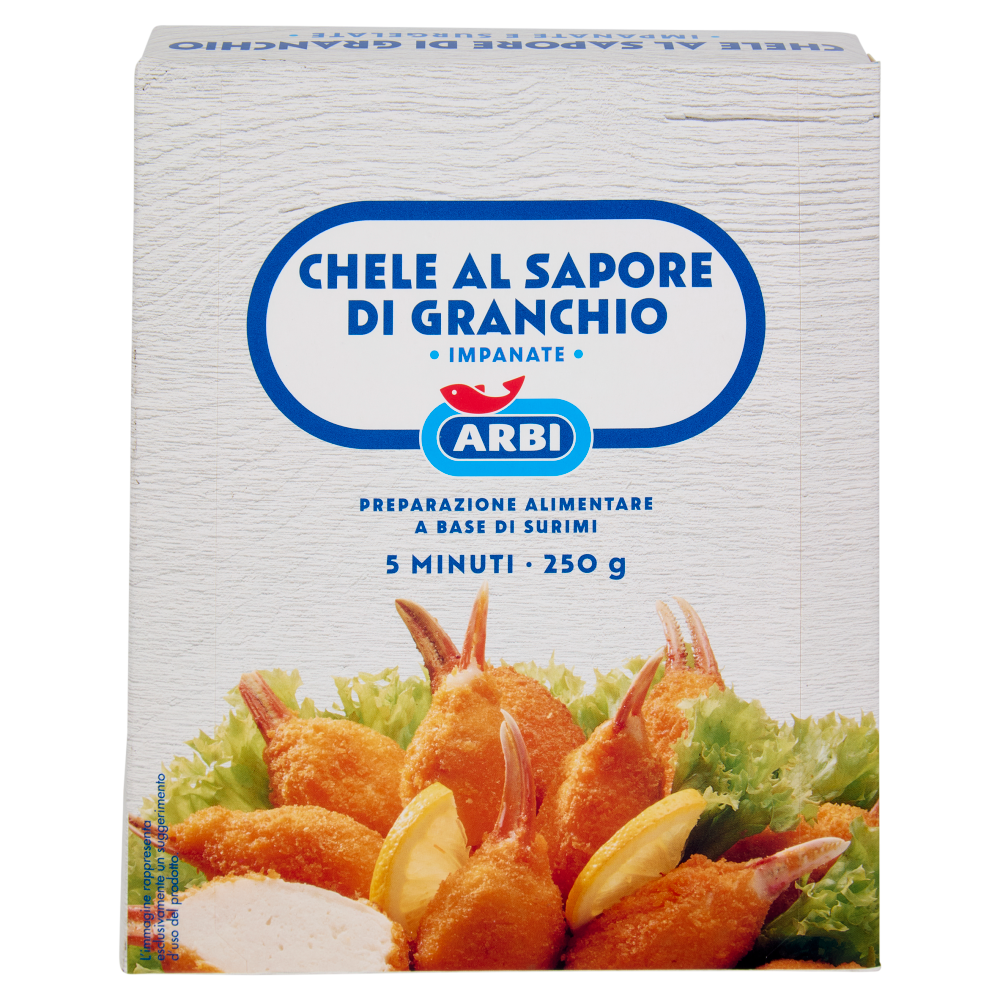 Arbi Chele al Sapore di Granchio Impanate 250 g