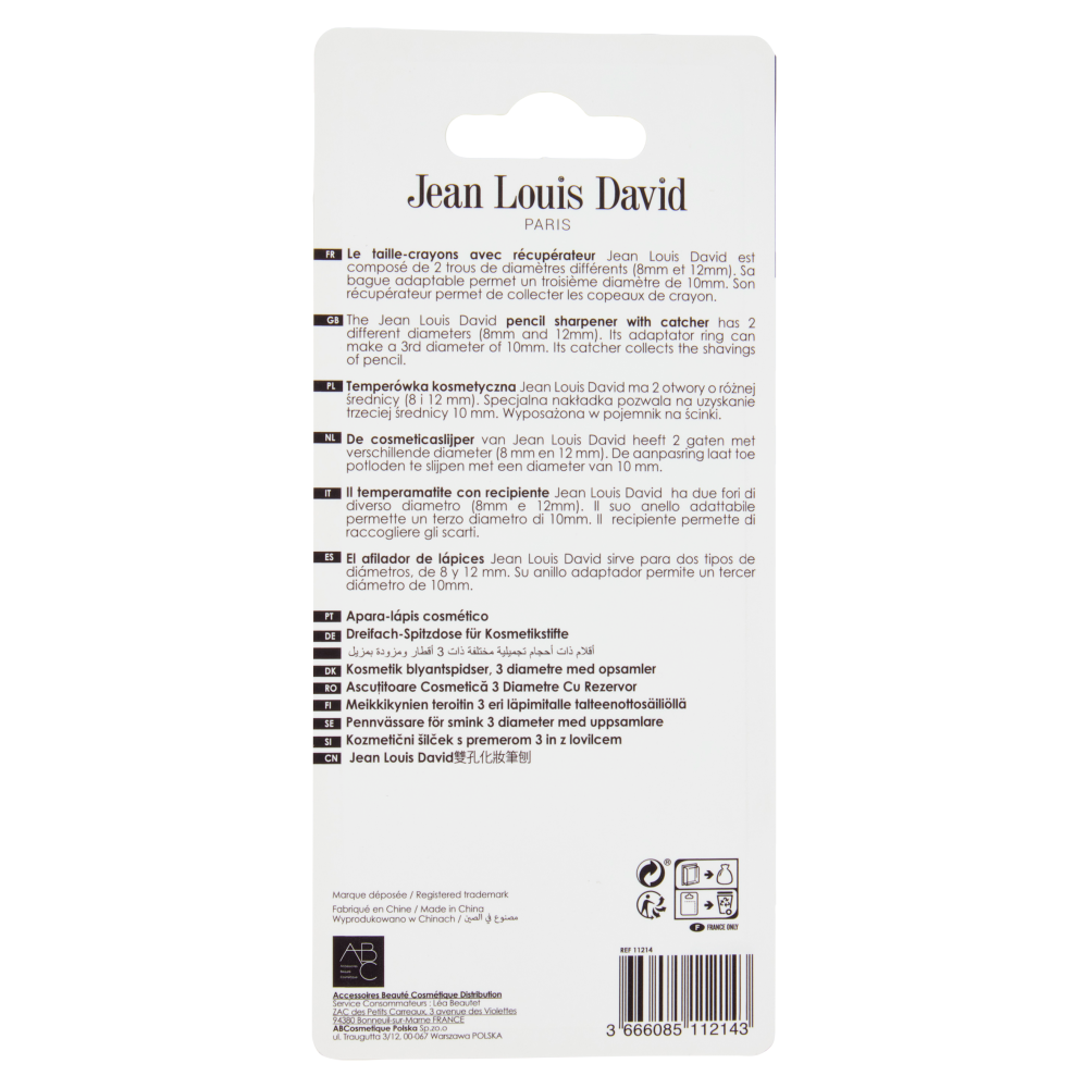 Jean Louis David Urban Beauty Temperamatite con Recipiente