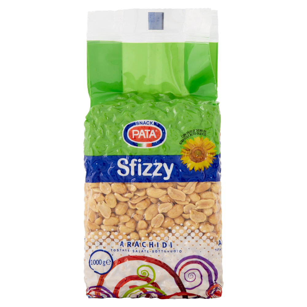 Pata Sfizzy Arachidi Tostate-Salate-Sottovuoto 1000 g