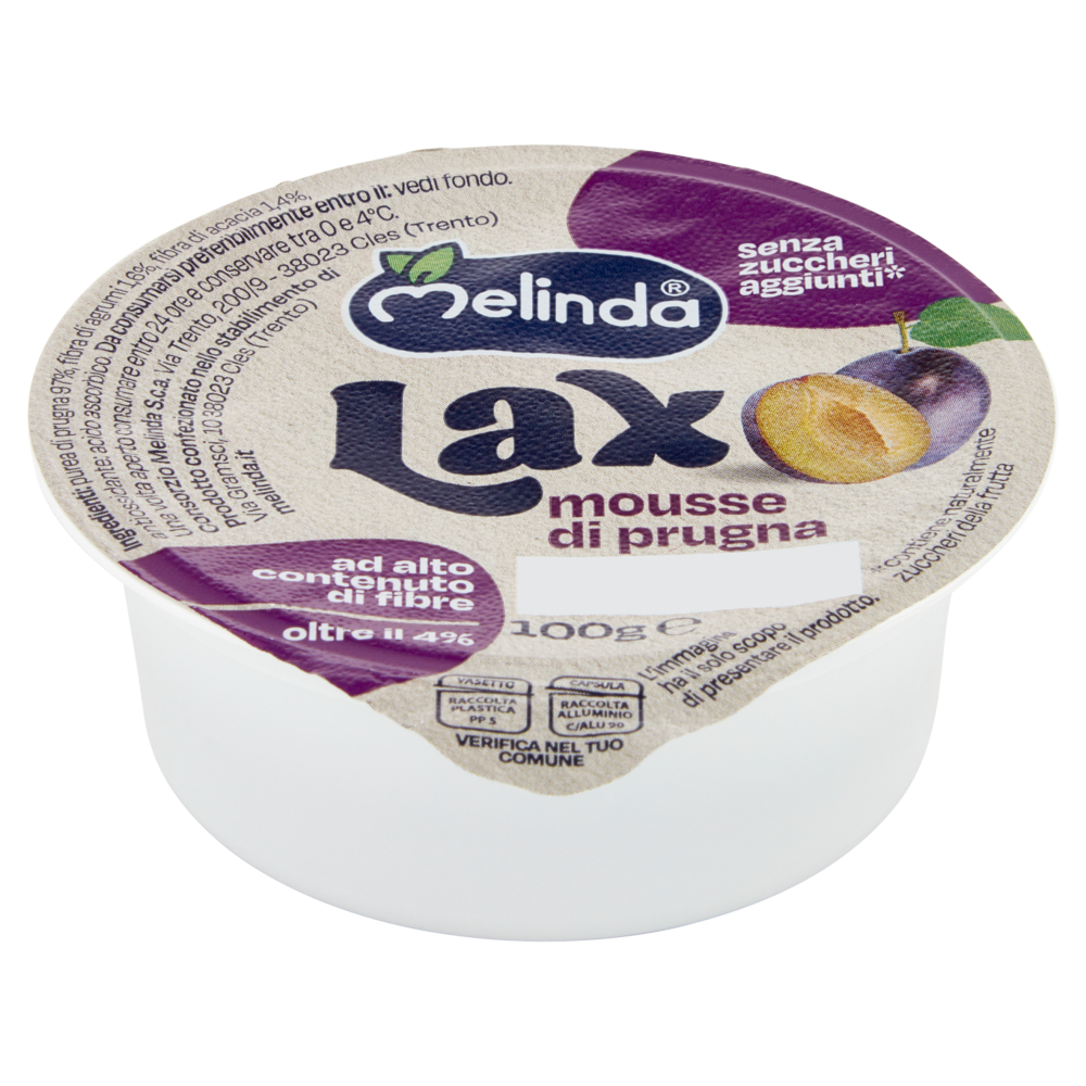 Melinda Lax mousse di prugna 100 g