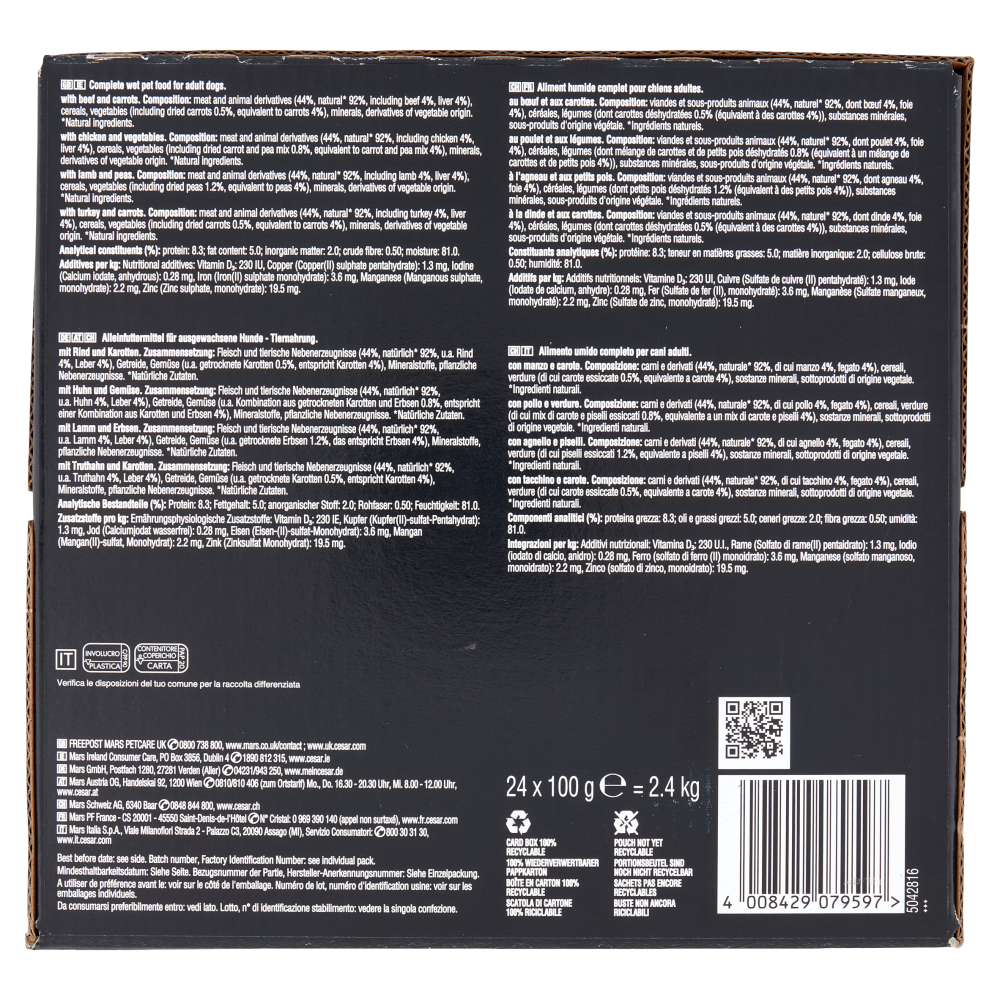 Cesar Selezione in salsa 24 x 100 g