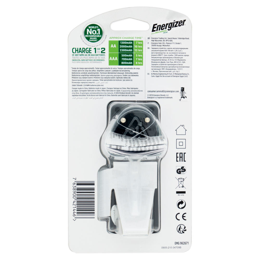 Energizer Accu Recharge Mini