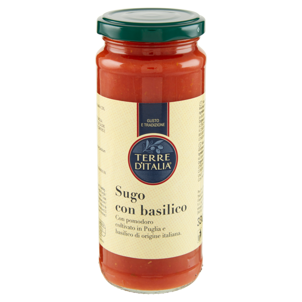 Terre d'Italia Sugo con basilico 330 g