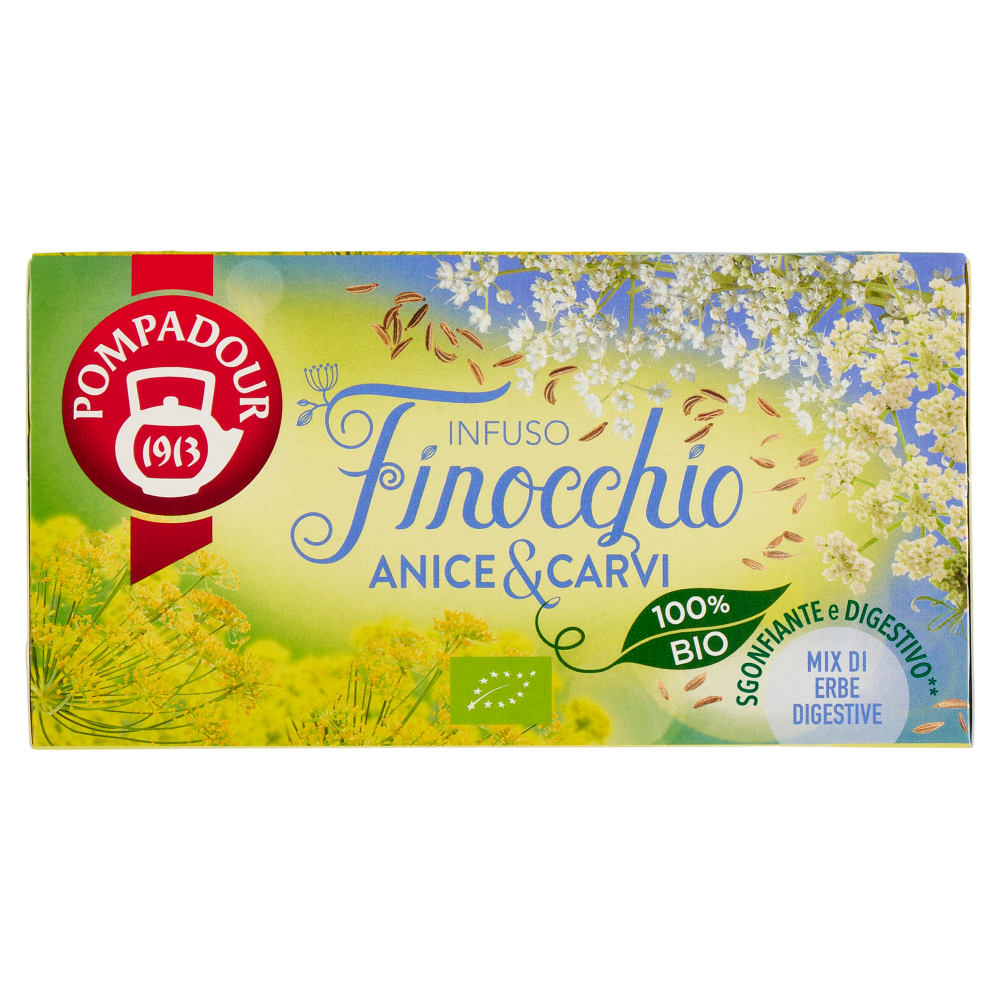 Pompadour Infuso Finocchio Anice & Carvi 18 x 2,25 g