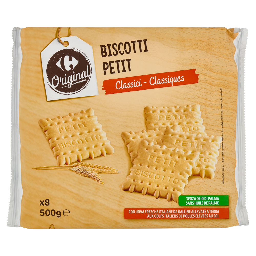 Carrefour Original Biscotti Petit Classici x8 500 g