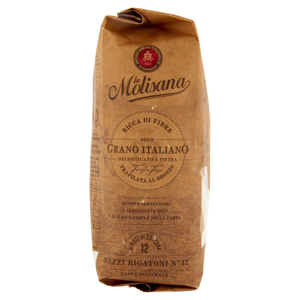 La Molisana integrale 32 Mezzi Rigatoni 500 g