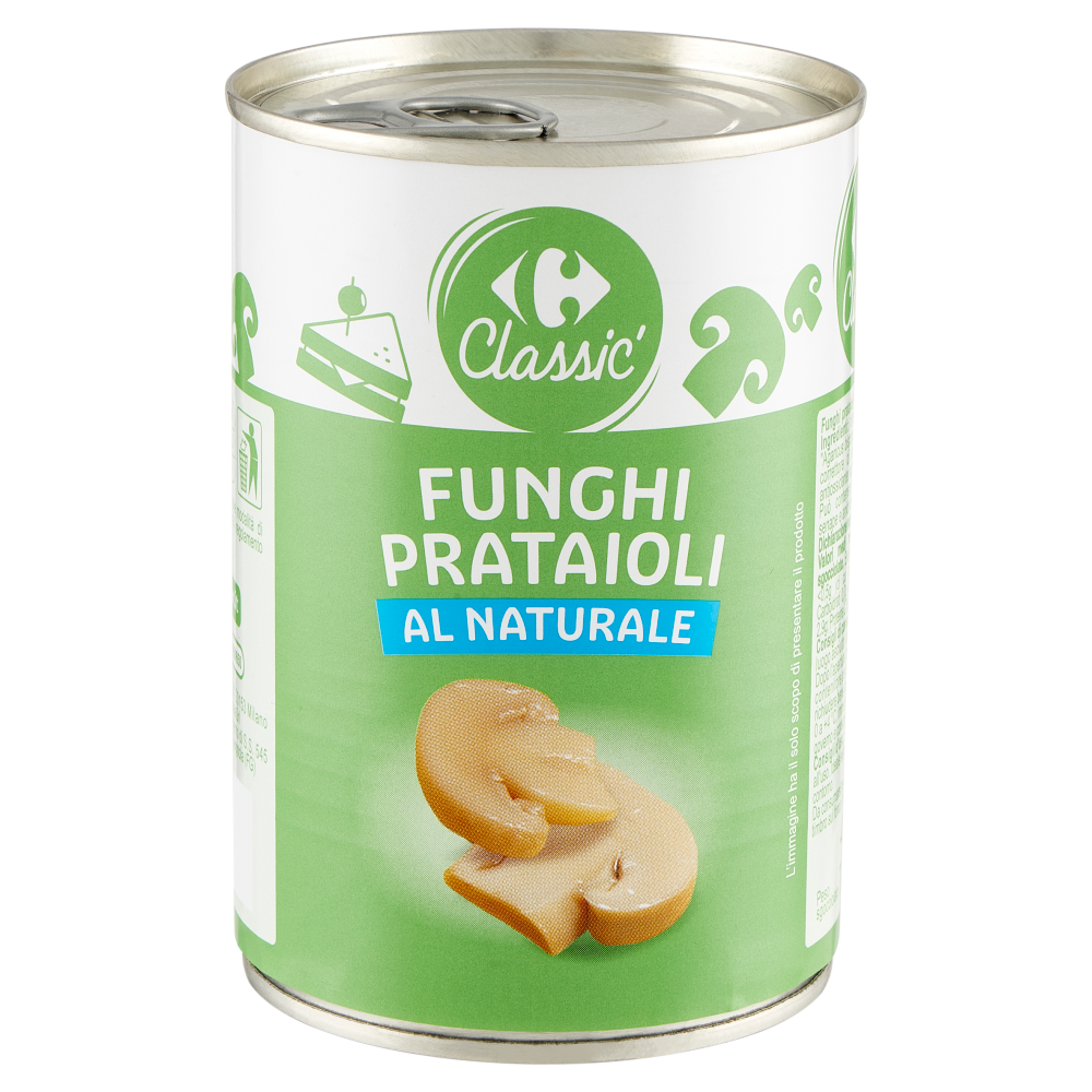 Carrefour Classic Funghi Prataioli al Naturale 400 g