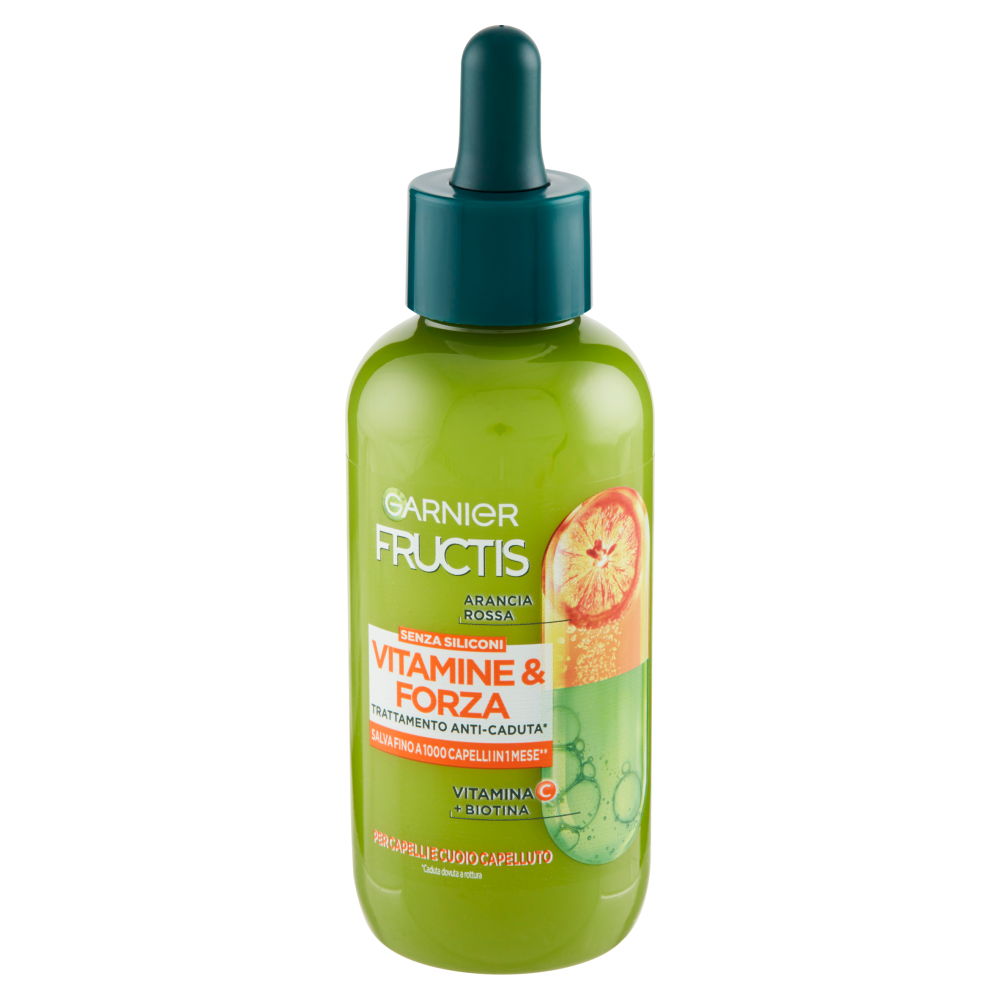 Garnier Fructis Vitamine&Forza, Trattamento anticaduta fortificante arricchito con Vitamine, 125 ml