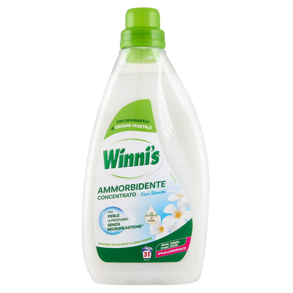 Winni's Ammorbidente Concentrato Fiori Bianchi, 31 Lavaggi, 775 ml