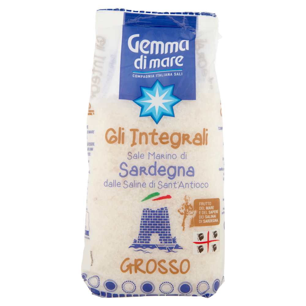 Gemma di mare Gli Integrali Sale Marino di Sardegna dalle Saline di Sant'Antioco Grosso 1000 g