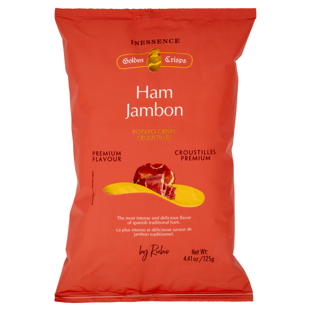 Inessence Ham Potato Crisps 125 g