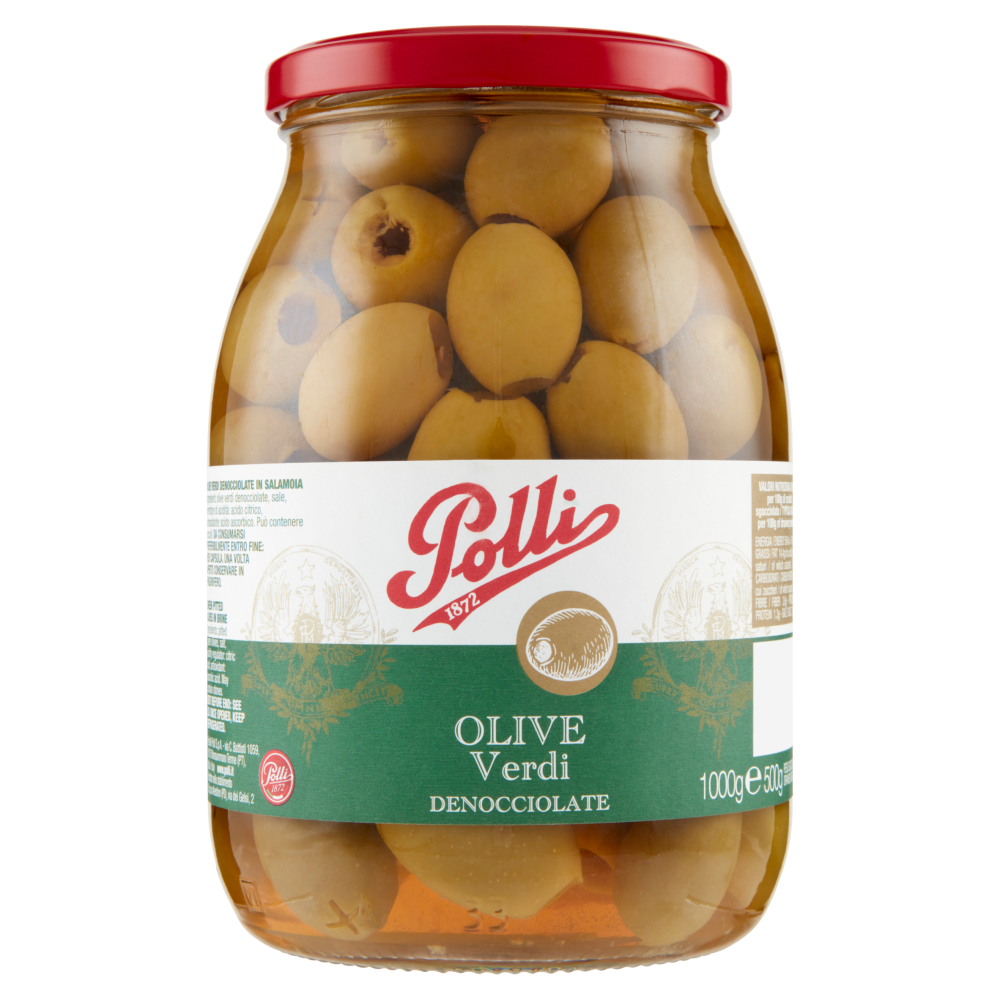 Polli Olive Verdi Denocciolate 1000 g