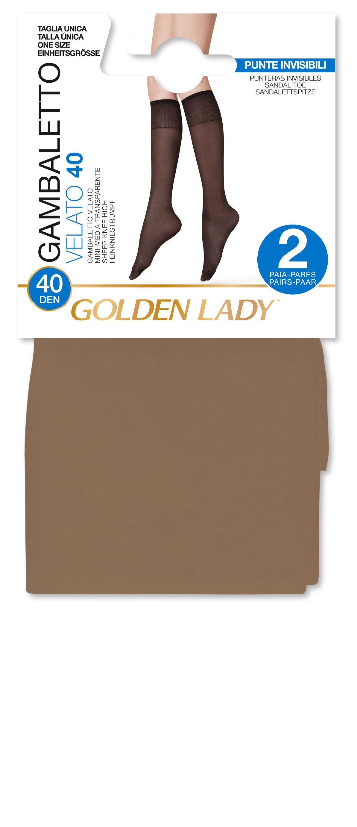 Golden Lady Gambaletto Velato 40 2Pz Melon