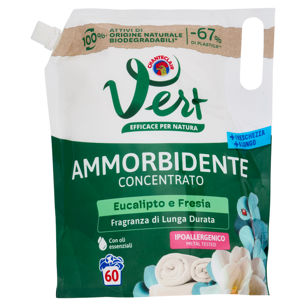 Vert di Chanteclair Ammorbidente Concentrato Eucalipto e Fresia 1200 ml