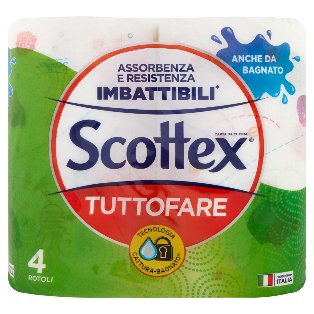 Scottex Tuttofare Carta da Cucina 4 pz