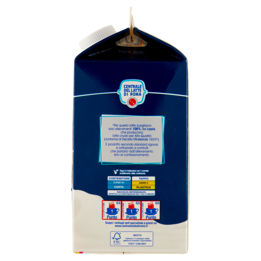 Centrale del Latte di Roma Latte Intero 1500 ml