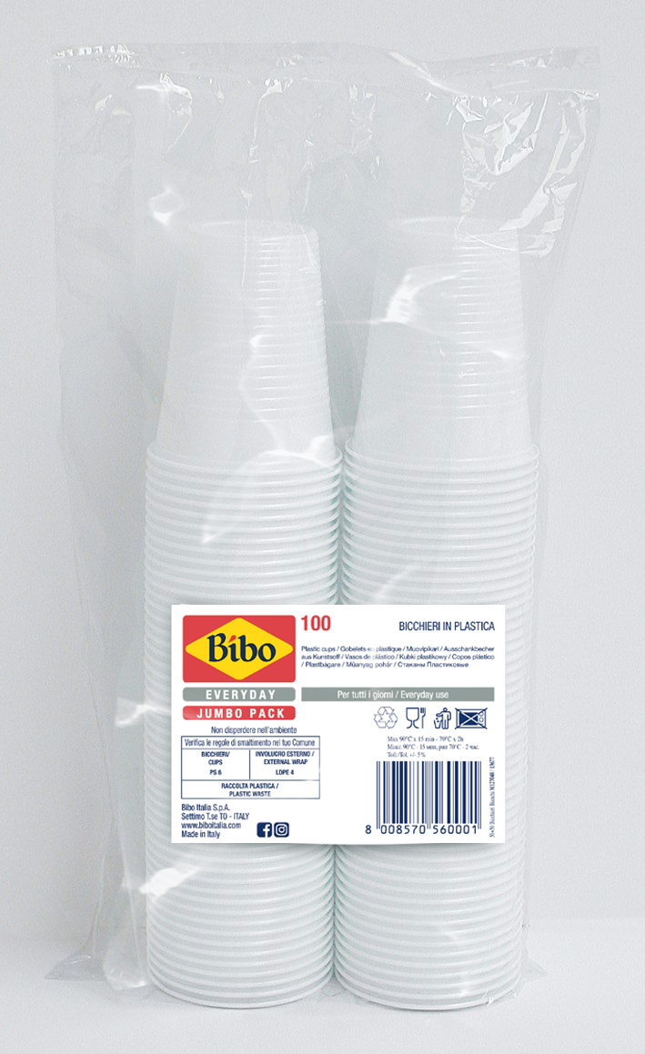 50+50 Bicchieri 180/200 cc bianchi