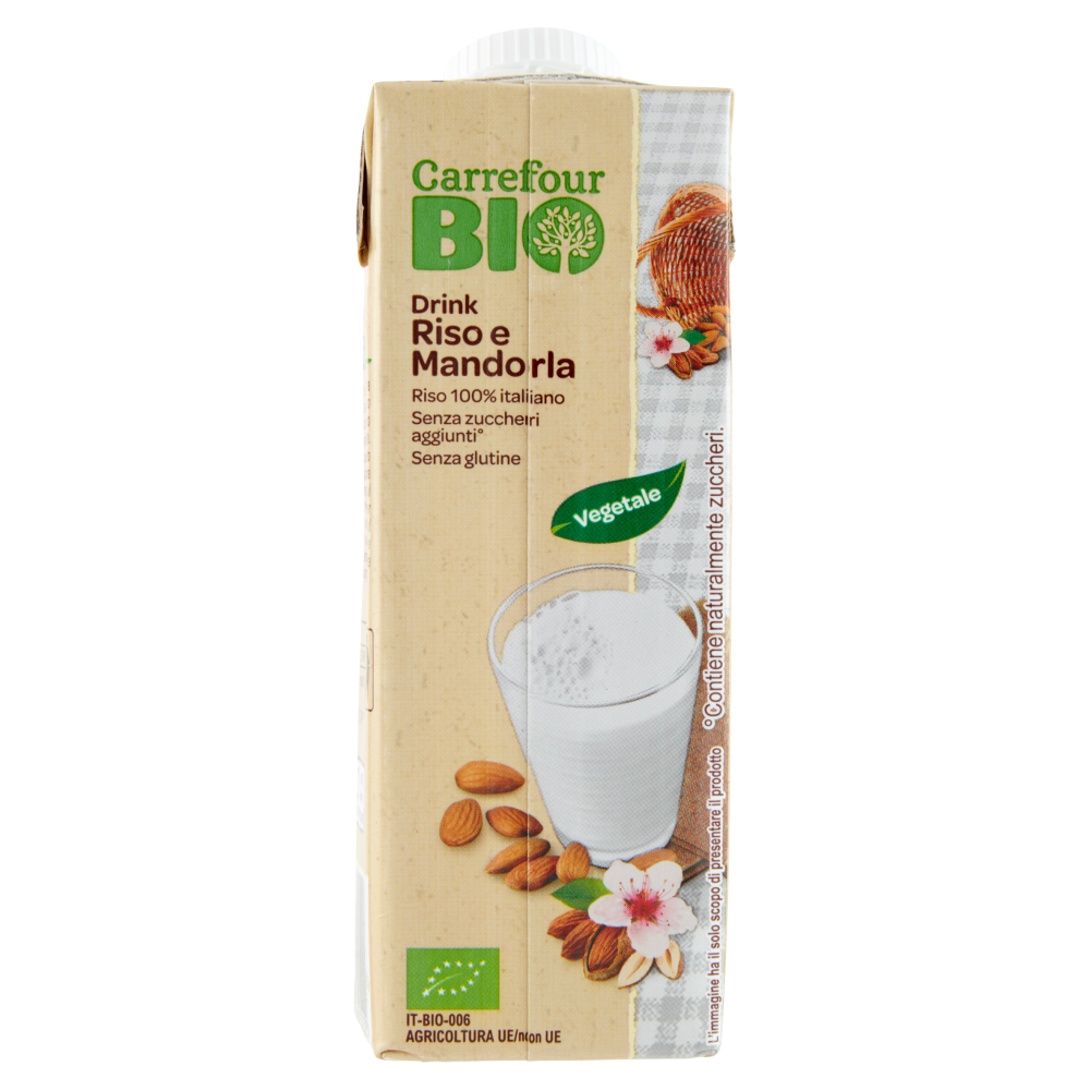 Carrefour Bio Drink Riso e Mandorla 250 ml