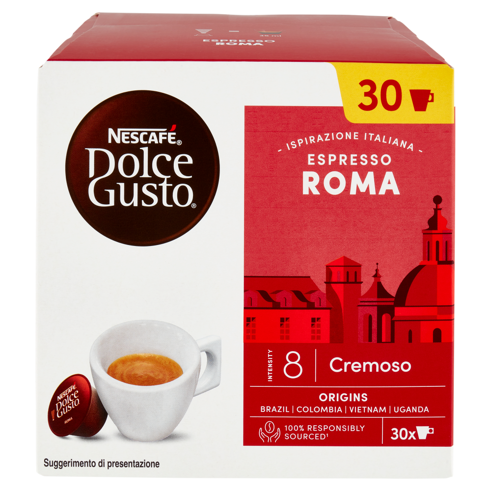 NESCAF&Eacute; DOLCE GUSTO Espresso Roma Caff&egrave; 30 Capsule 186 g