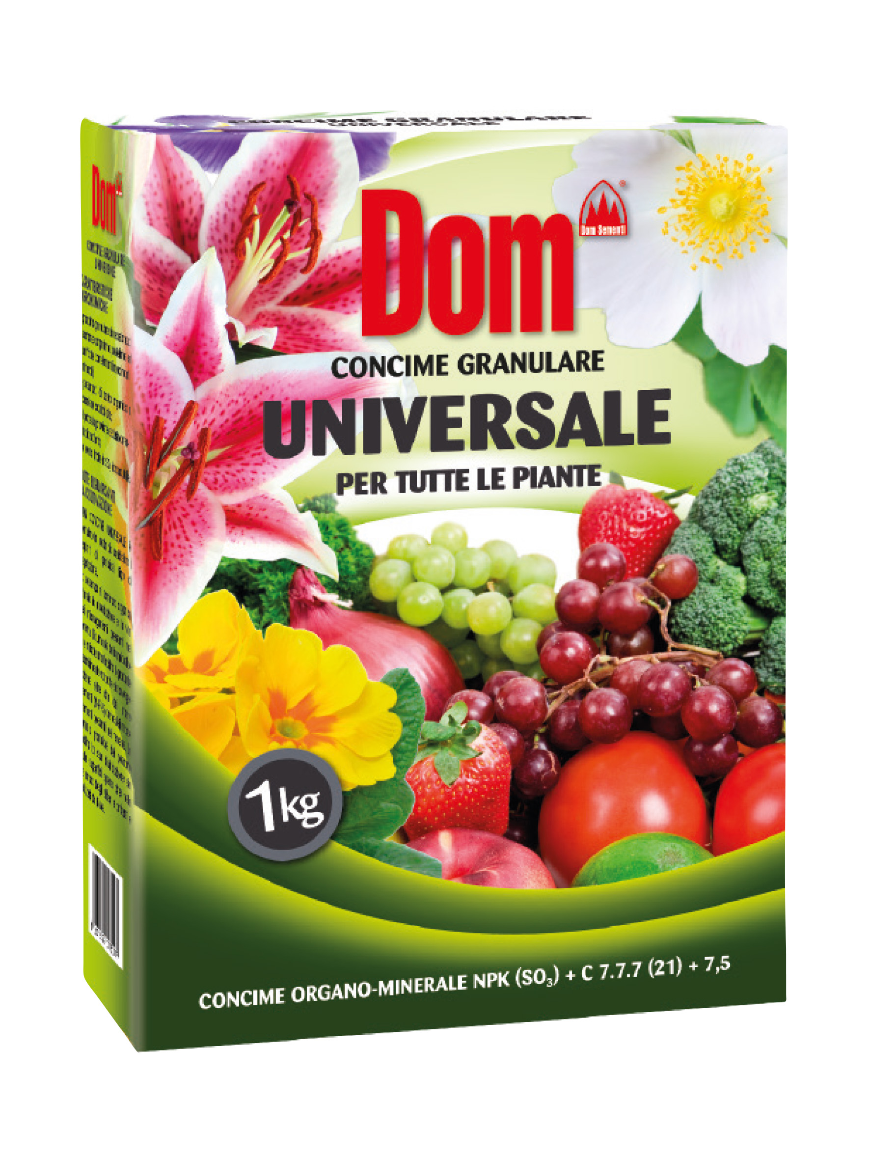Dom Sementi Concime granulare universale per tutte le piante 1 kg